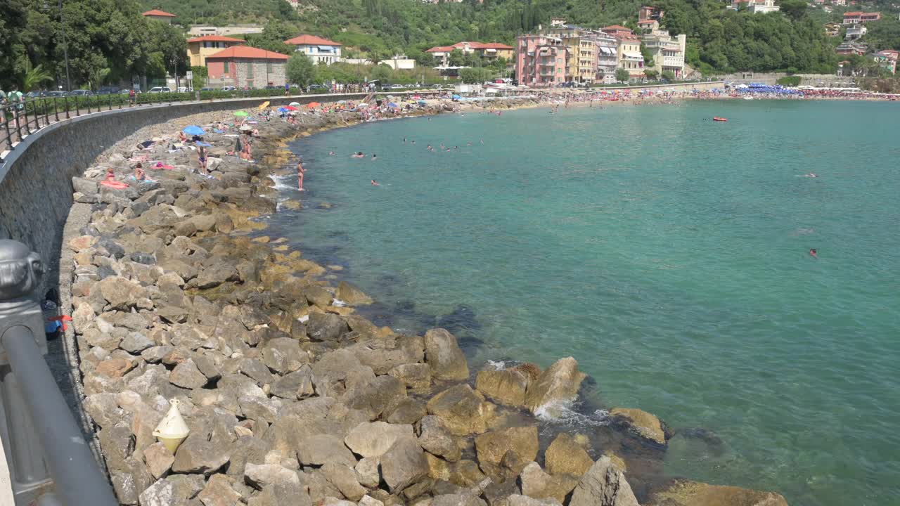 Lerici, Liguria，意大利。琼2020年间。视频素材