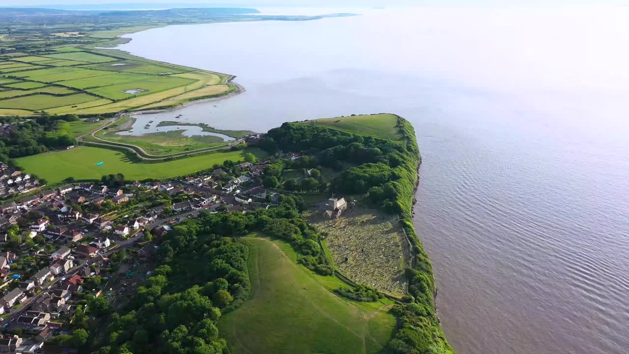 克利夫登村，英国西南部视频下载