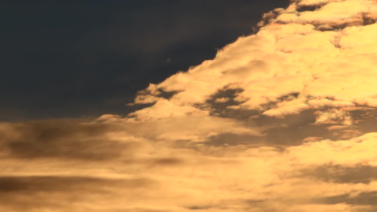 橙色秋天天空时间流逝视频视频素材