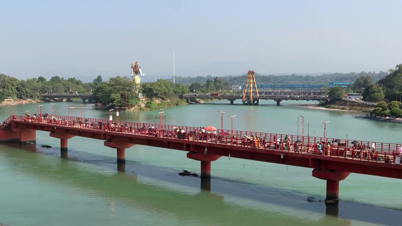 Time Lapse, Haridwar，北阿坎德邦，印度视频素材