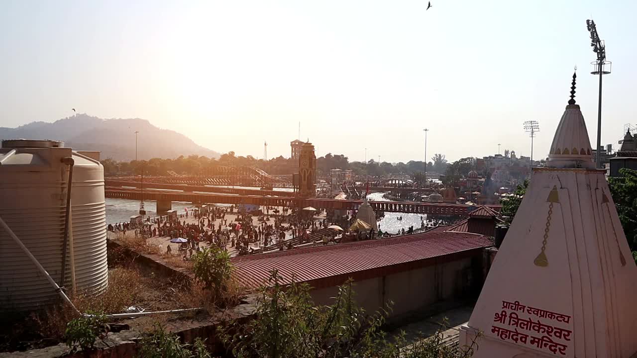 印度北阿坎德邦，Haridwar, Haridwar视频素材