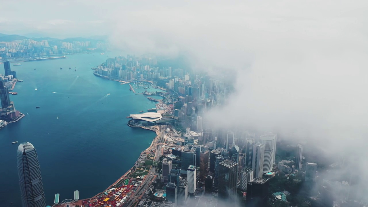 香港太平山拂晓视频素材