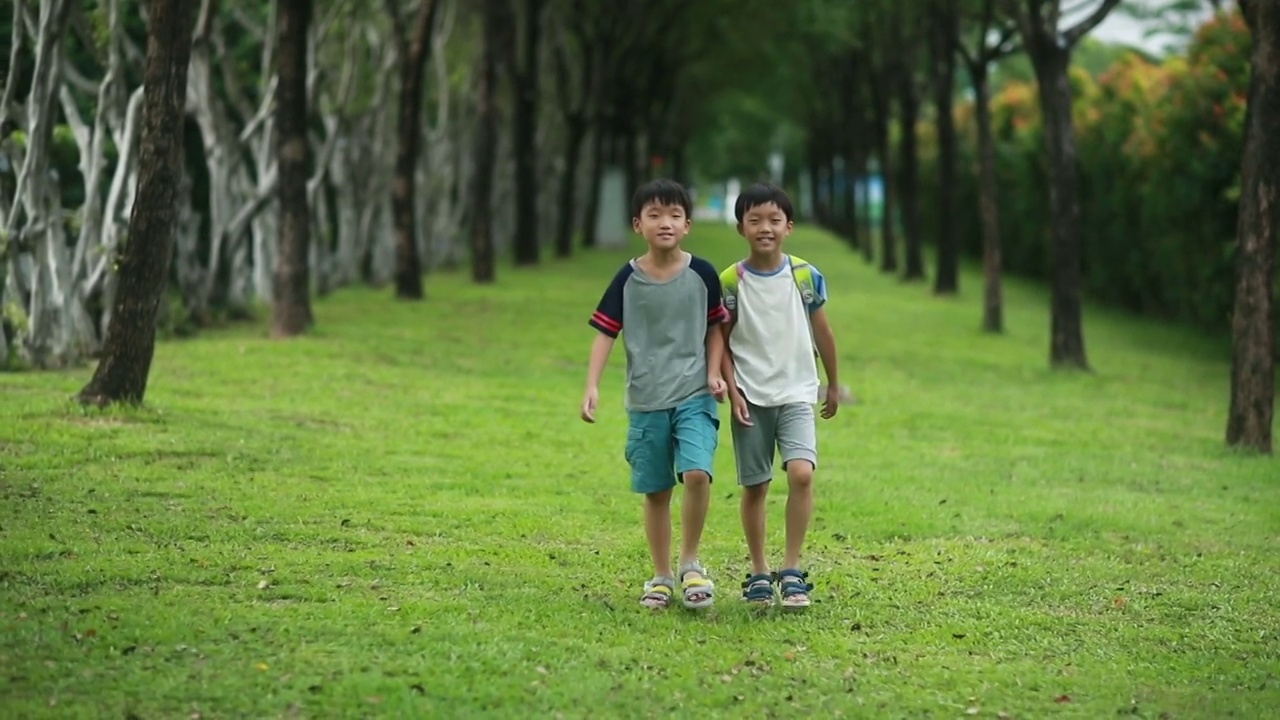 回到学校视频素材