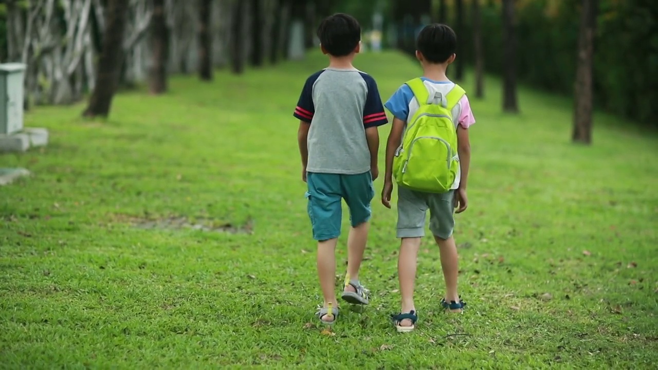 回到学校视频素材