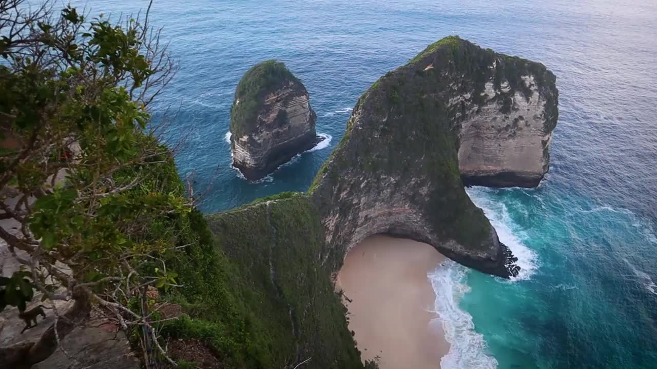 美丽的热带海滩视频素材