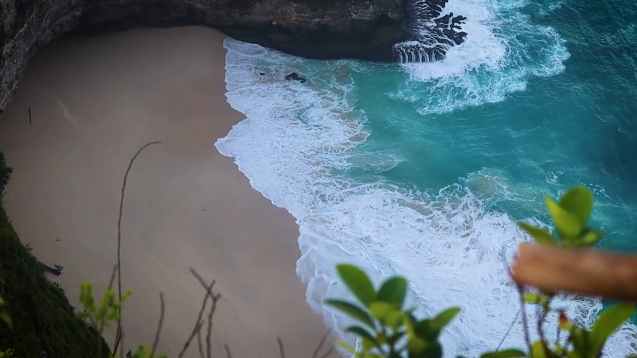 美丽的热带海滩视频素材