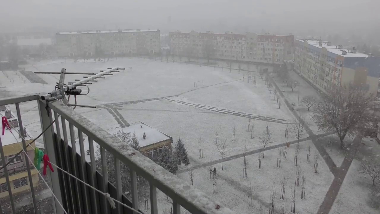 大雪。视频素材