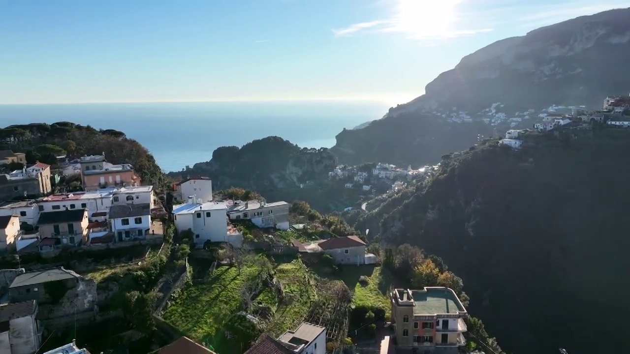 意大利阿马尔菲海岸的旅游胜地Ravello。视频素材