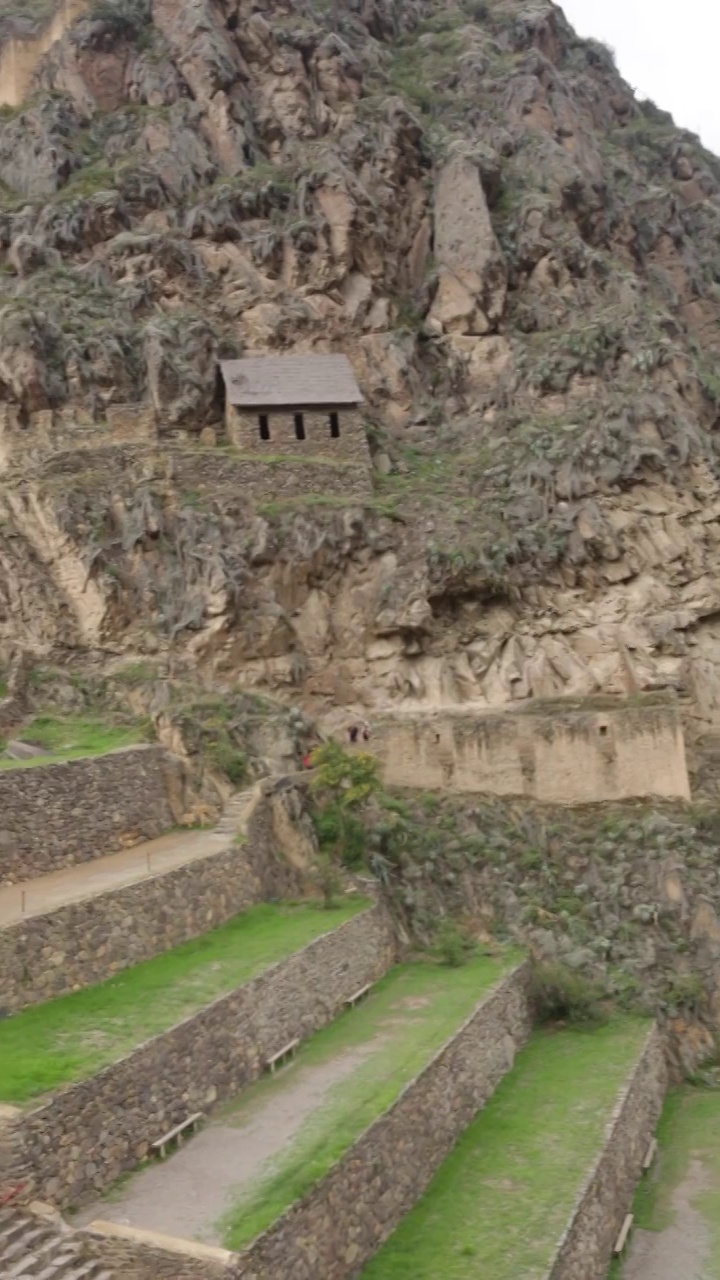 奥兰塔坦博，秘鲁库斯科印加人的要塞和城市。视频素材
