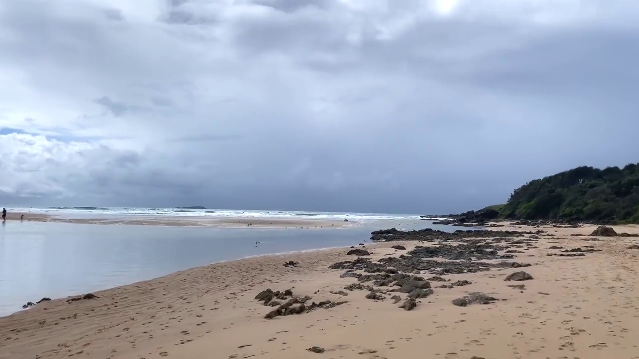 沿海河流平静水域视频素材