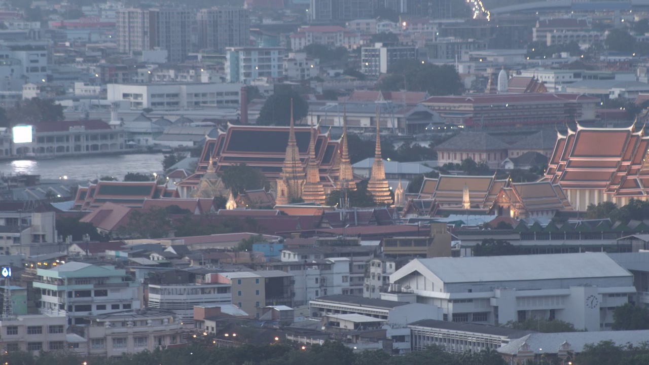 泰国曼谷的卧佛寺。视频素材