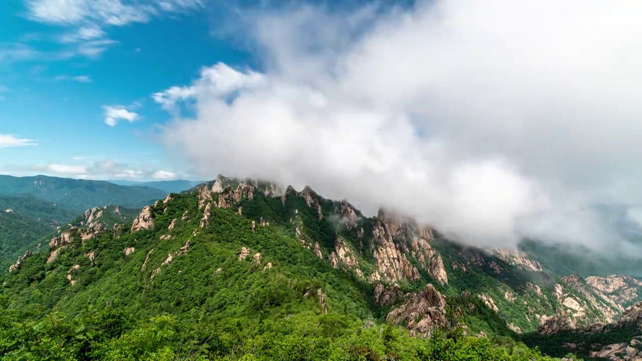 雪岳山的风景2视频素材