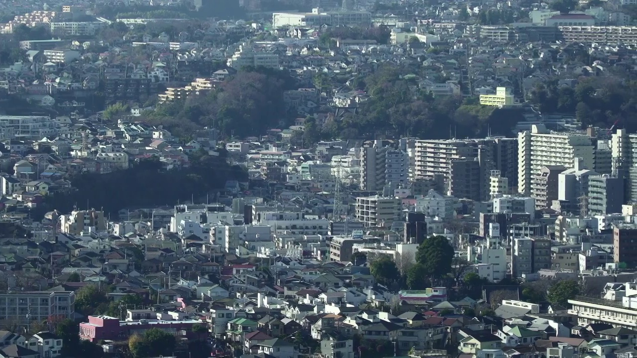 城市景观鸟瞰鸟瞰。视频素材