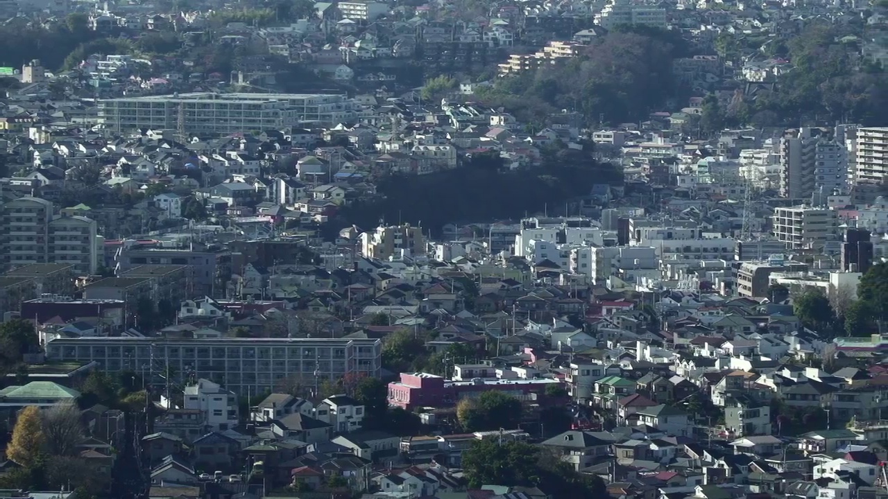 城市景观鸟瞰鸟瞰。视频素材