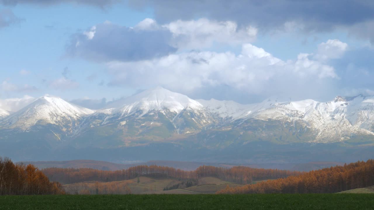 Tokachidake,Tokachi火山群视频素材