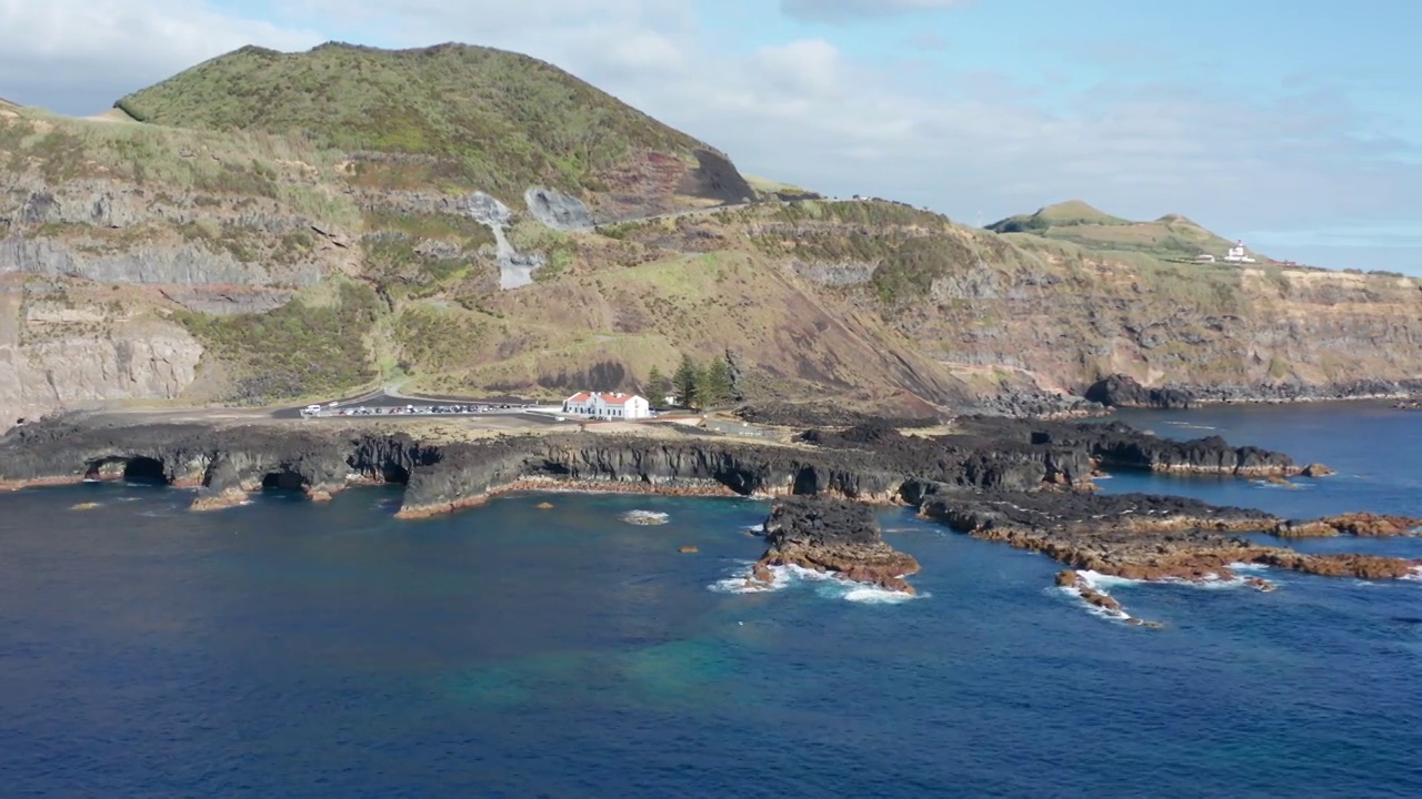 Azores岛屿。生力。法拉利的尖端视频素材