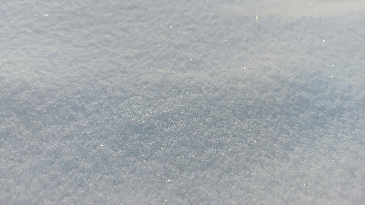 冬日的雪景视频素材