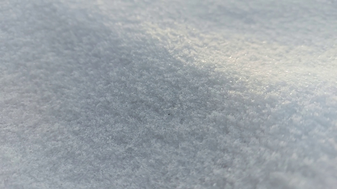 冬日的雪景视频素材