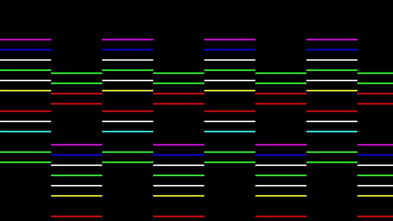 多色线数字信号视频素材