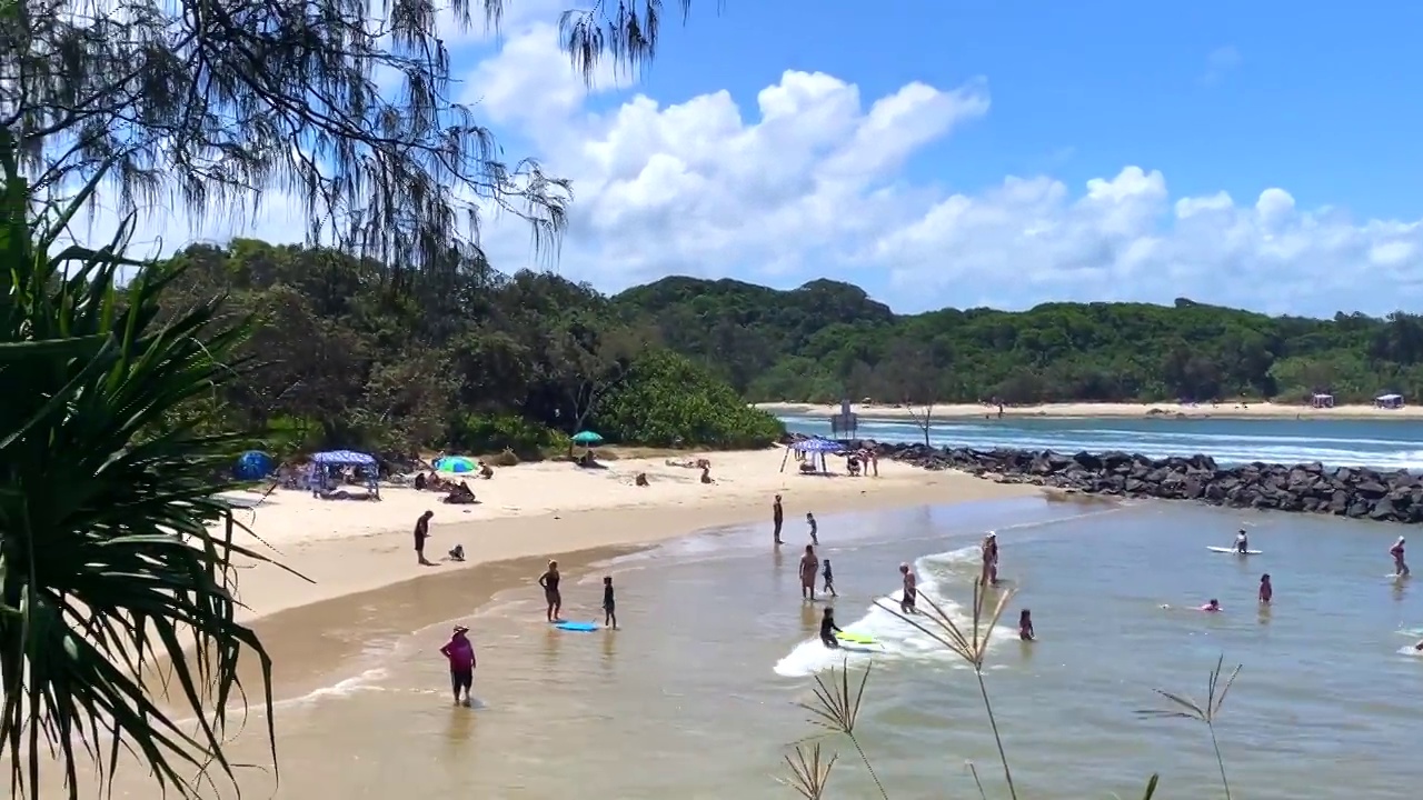 夏天海滩度假视频素材