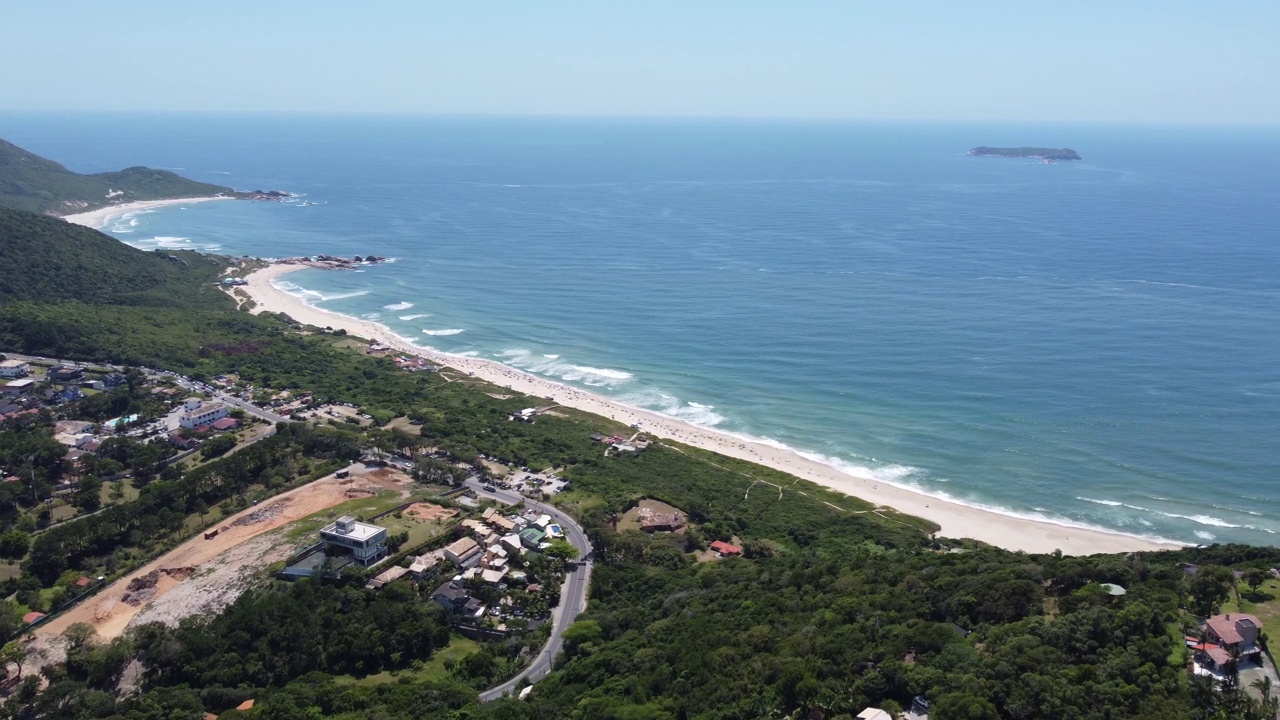 海滩和泻湖视频素材