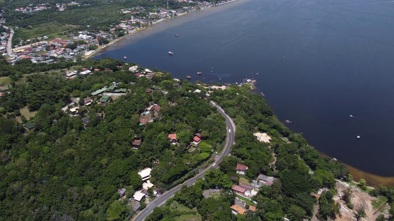 海滩和泻湖视频素材