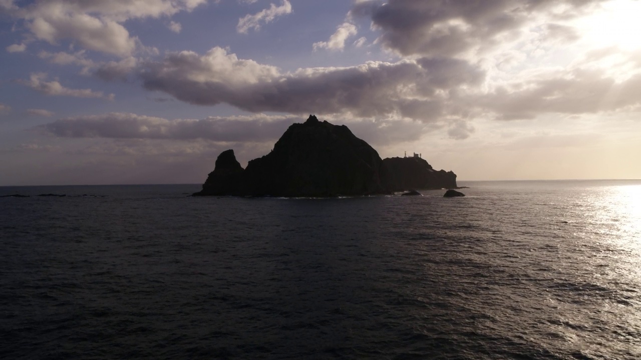 独岛和东海的风景/庆北郁陵郡视频素材