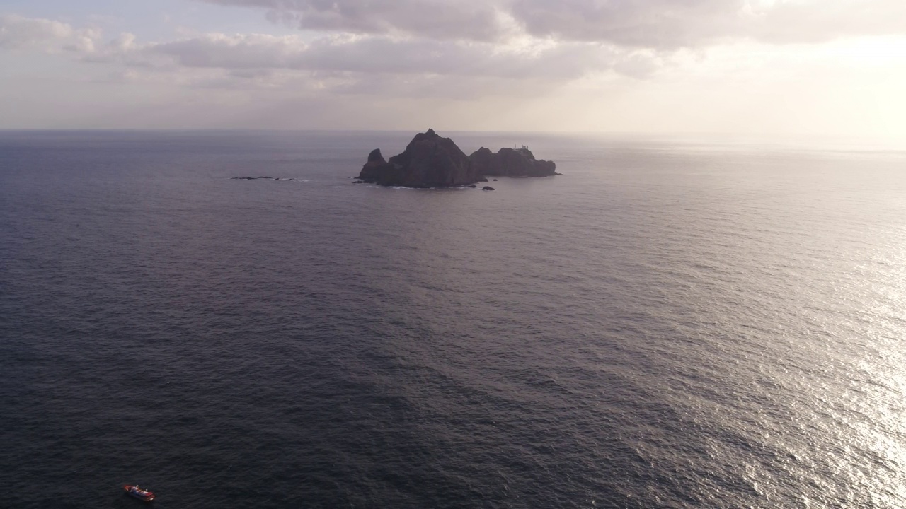 独岛和东海的风景/庆北郁陵郡视频素材