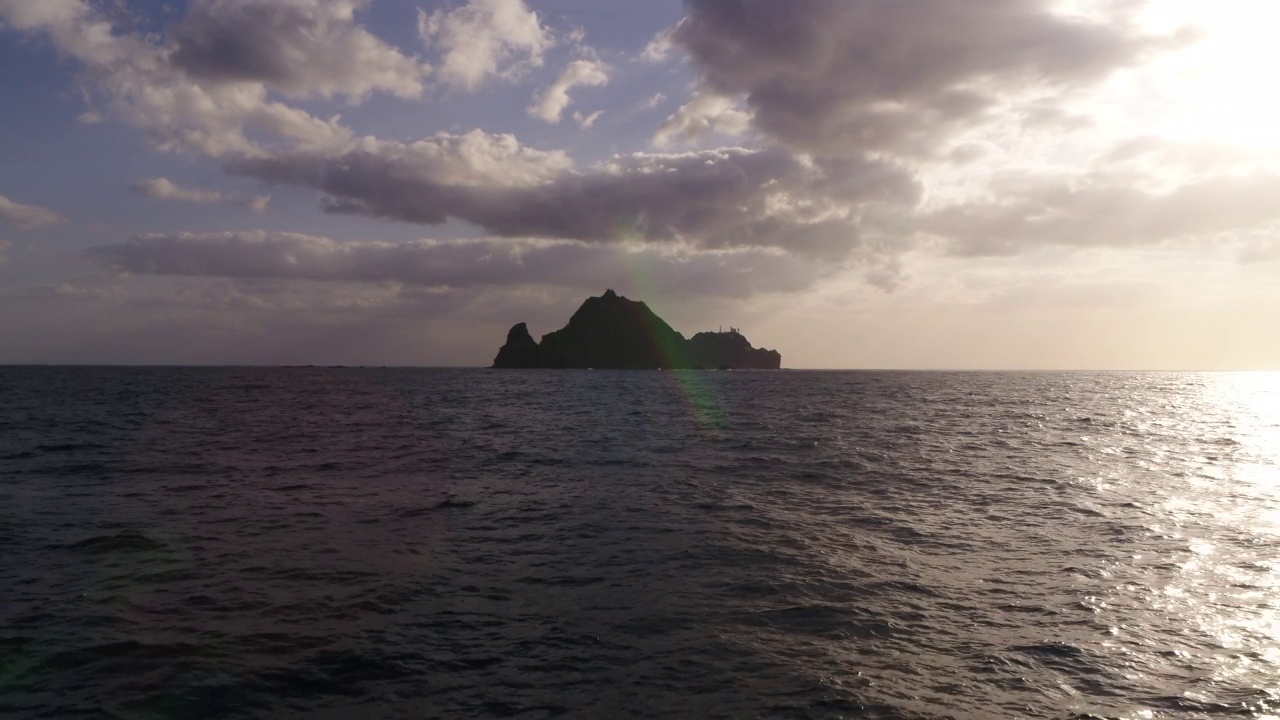 独岛和东海的风景/庆北郁陵郡视频素材