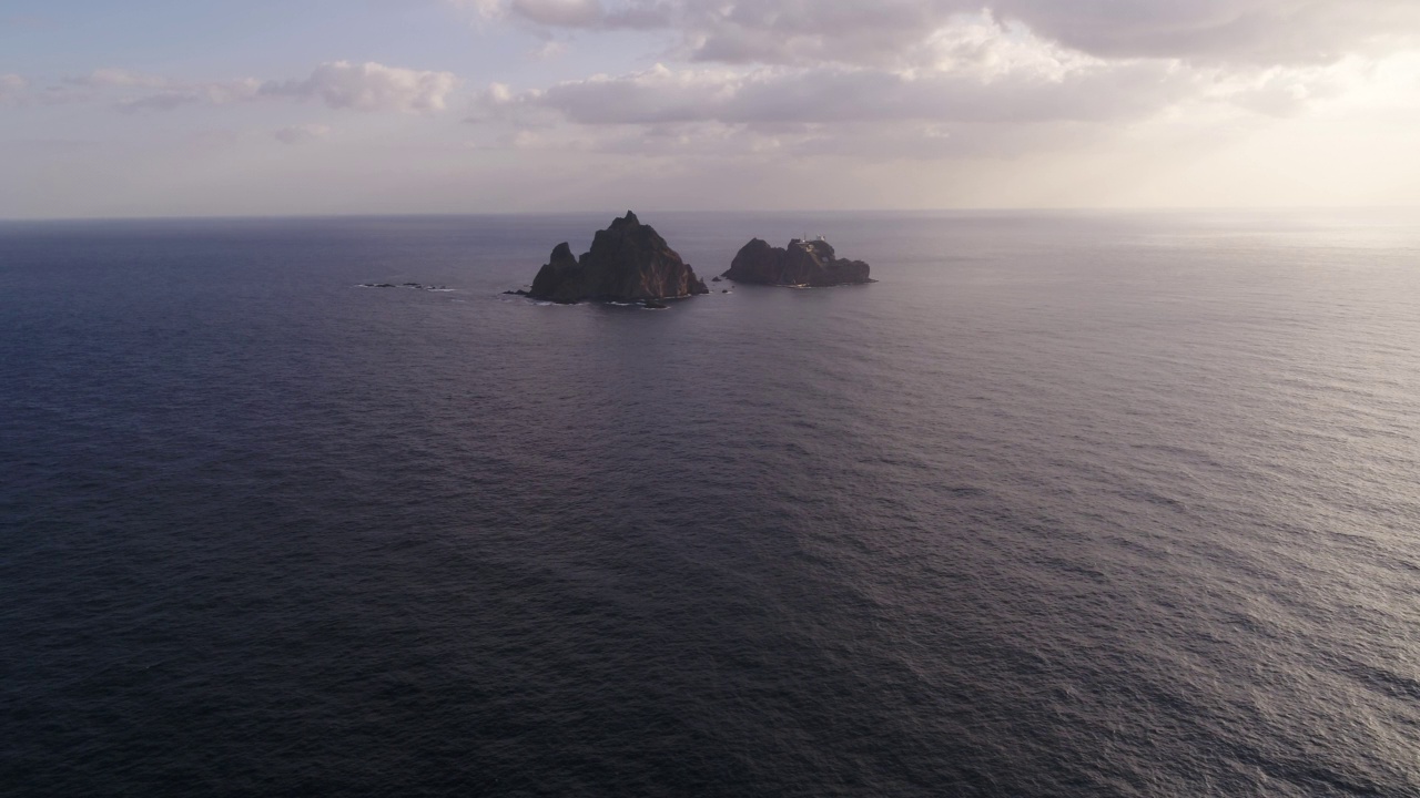 独岛和东海的风景/庆北郁陵郡视频素材