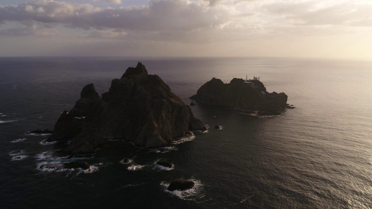 独岛和东海的风景/庆北郁陵郡视频素材