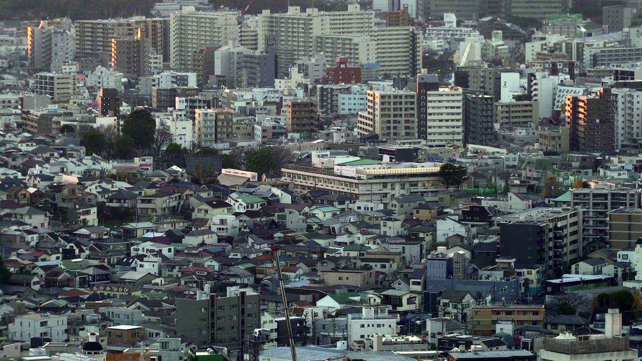 城市景观鸟瞰鸟瞰视频素材