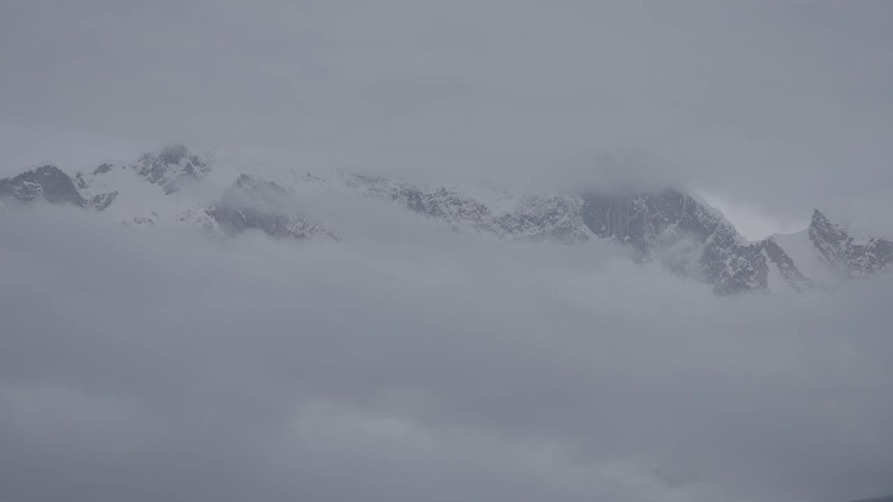 中国西藏的雪山视频素材