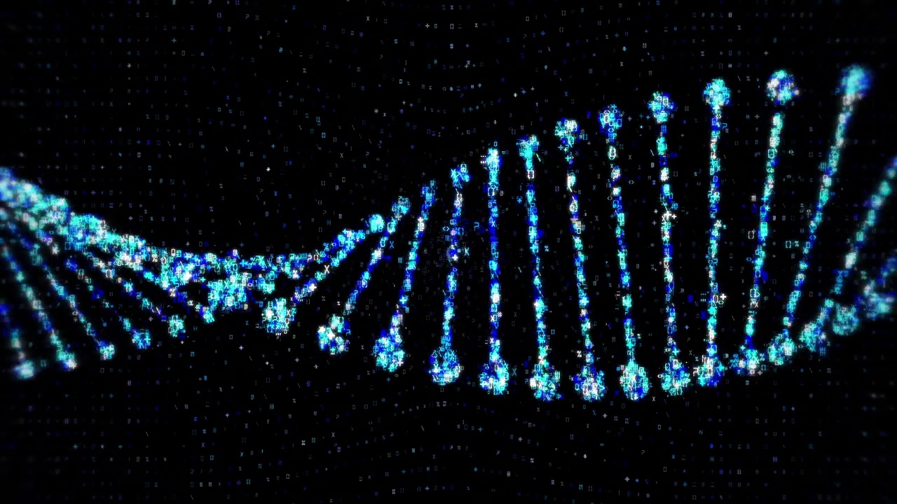 DNA数字数据视频素材