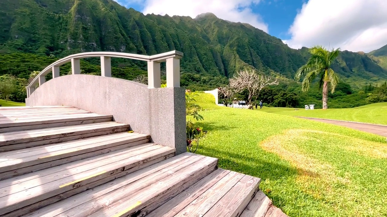 夏威夷的Ko'olau山。视频素材