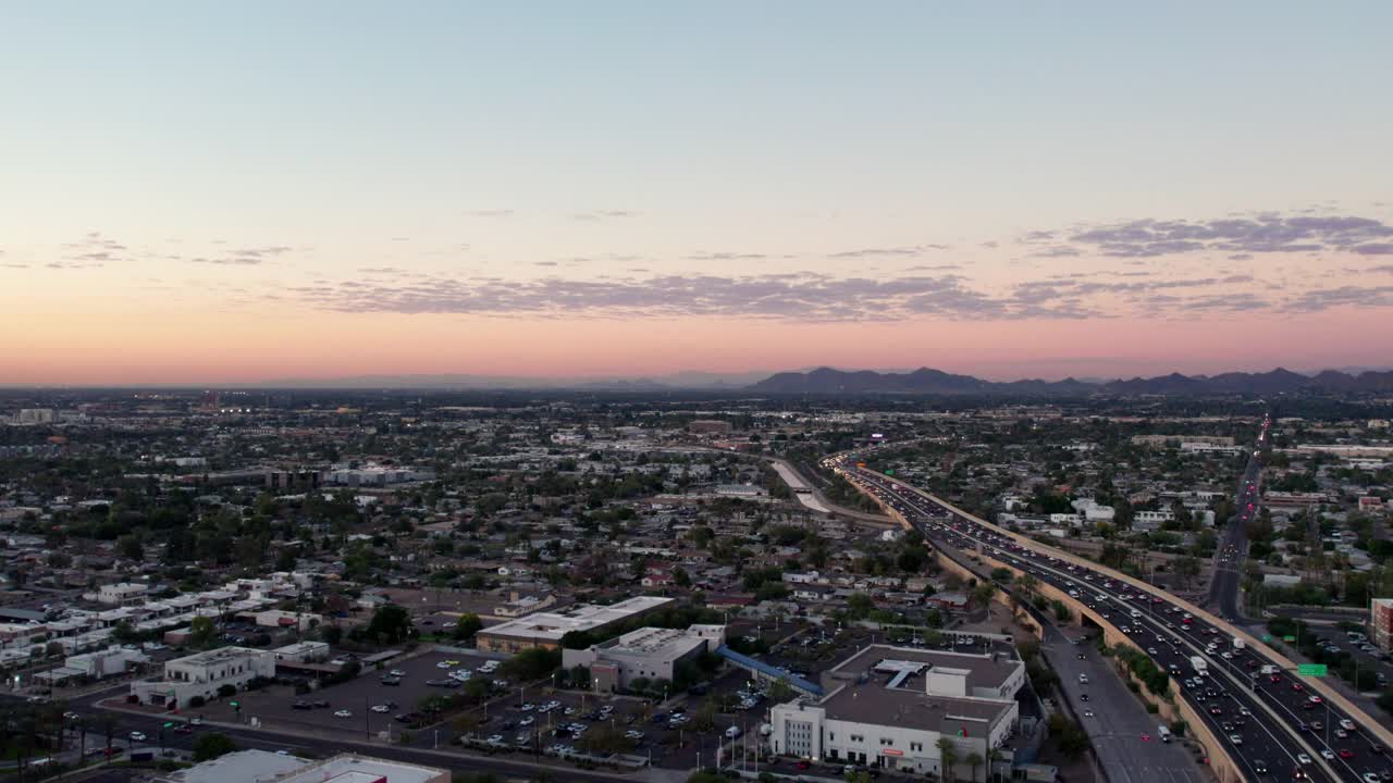 凤凰城，AZ Sunset视频素材