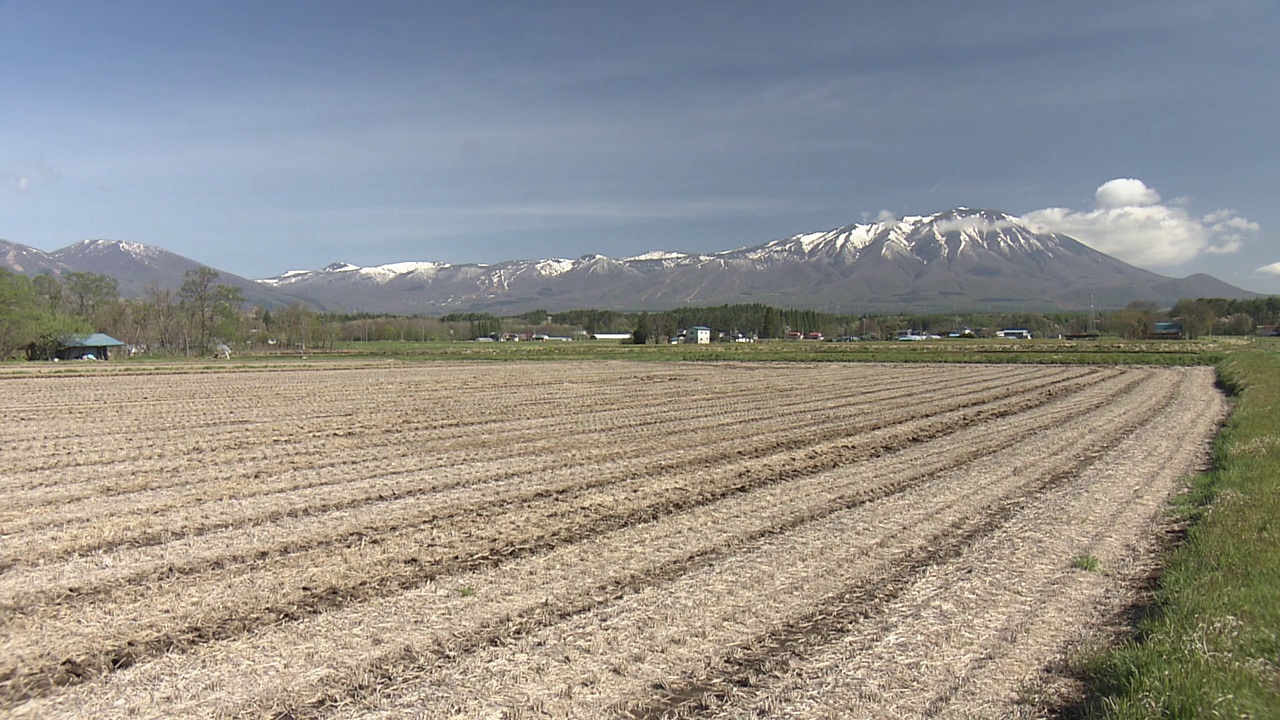 日本岩手县，岩手山视频素材