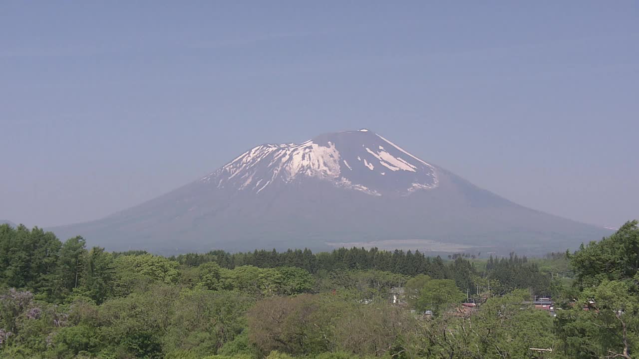 岩手山全景，日本视频素材