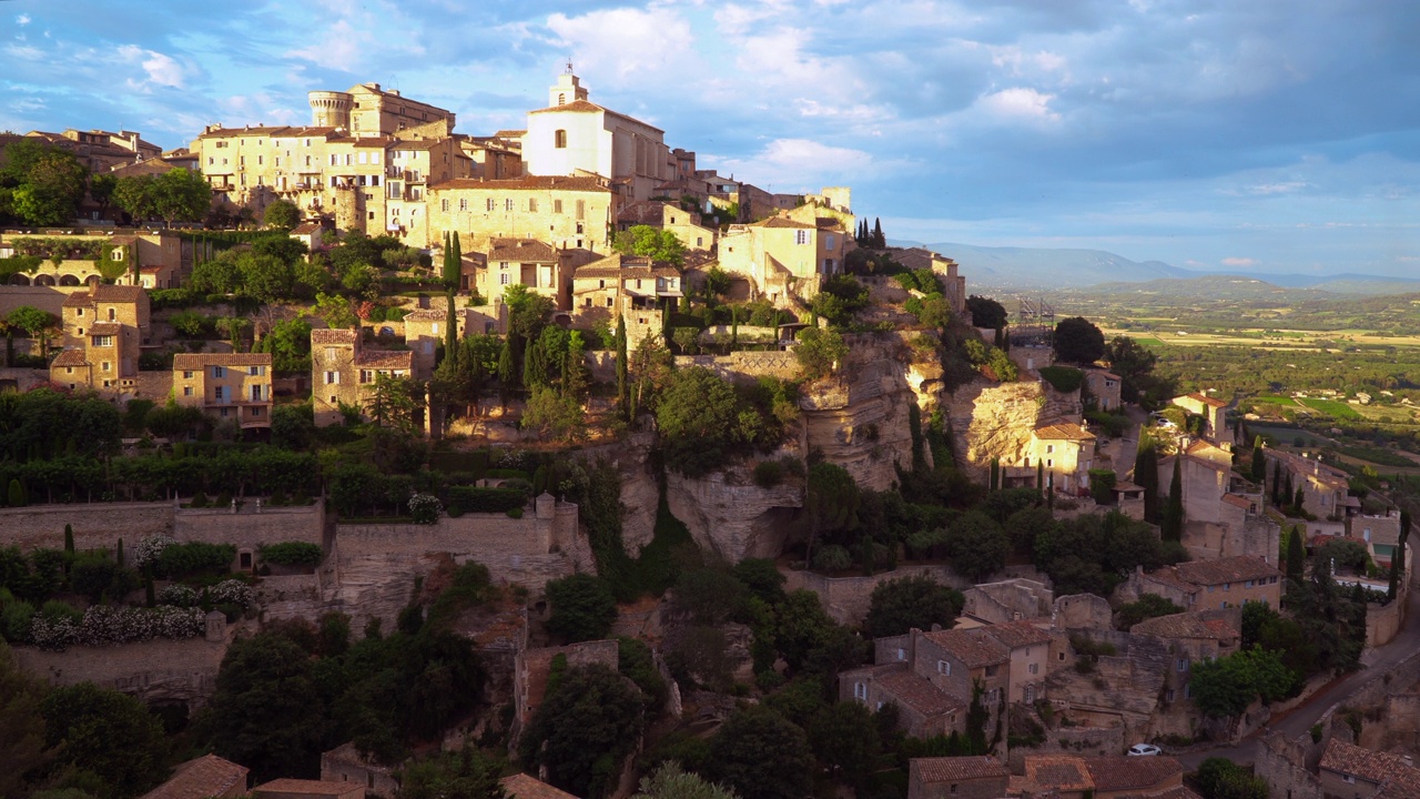 Gordes,普罗旺斯。视频素材