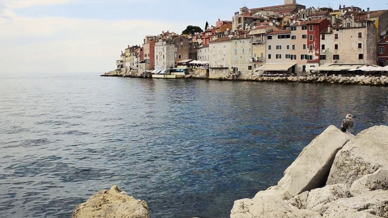 Rovinj,伊斯特里亚,克罗地亚。2018年8月视频素材