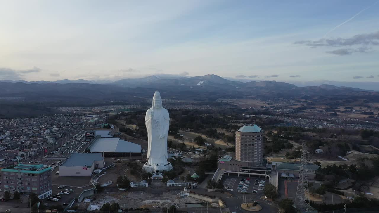 仙台鸟瞰图视频素材