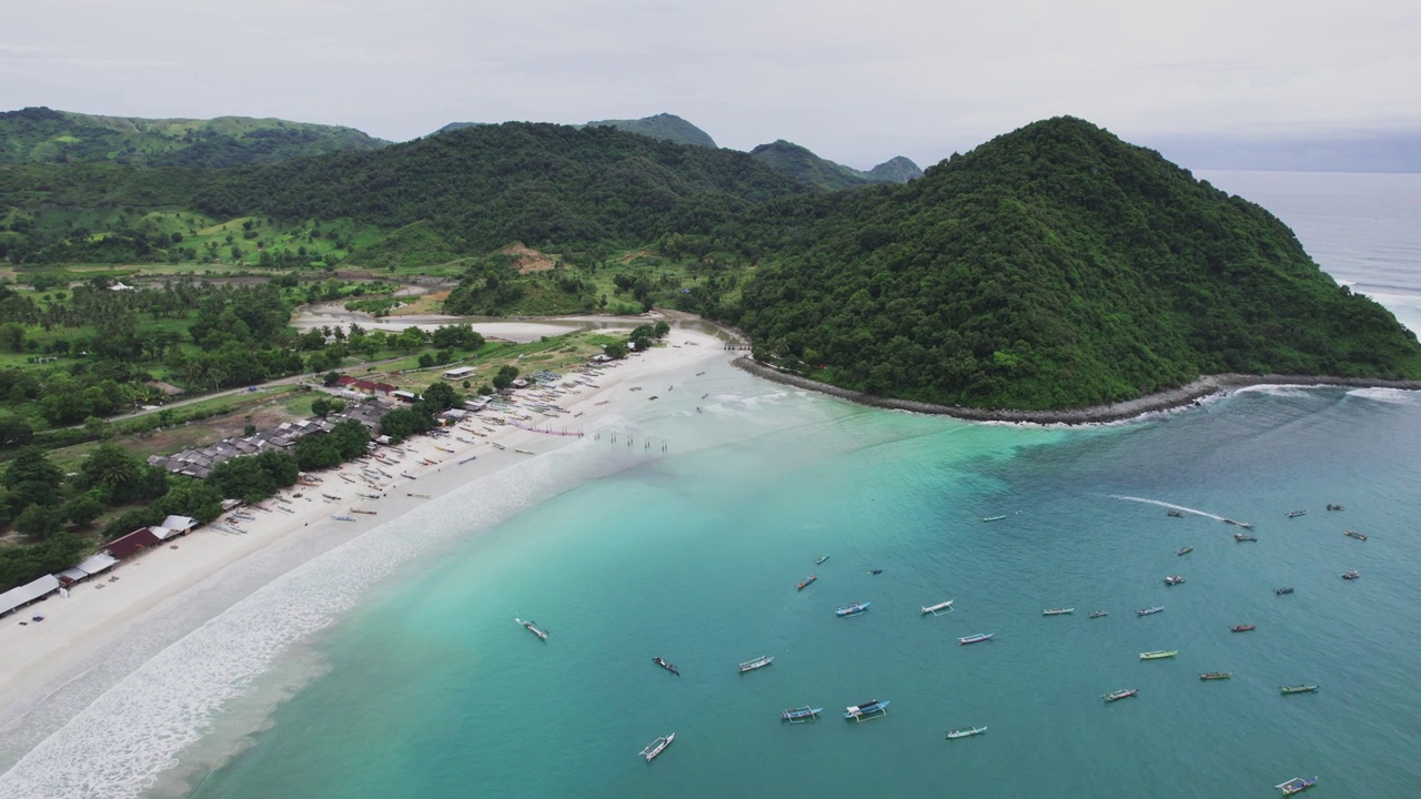 龙目岛海滩视频素材