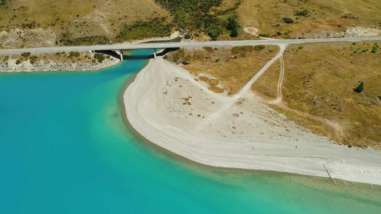 Lake Pukaki。视频素材