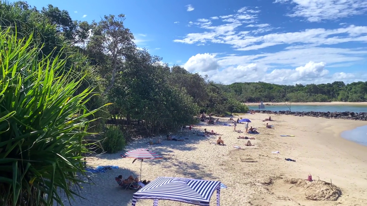 热带夏日海滩度假视频素材