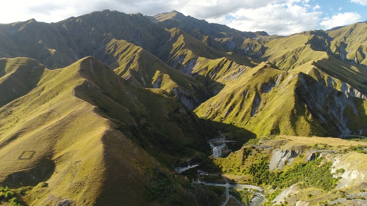 丘陵地区。视频素材