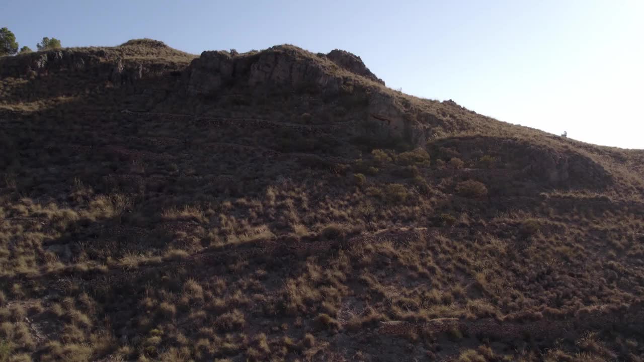 西班牙南部的多山地区视频素材