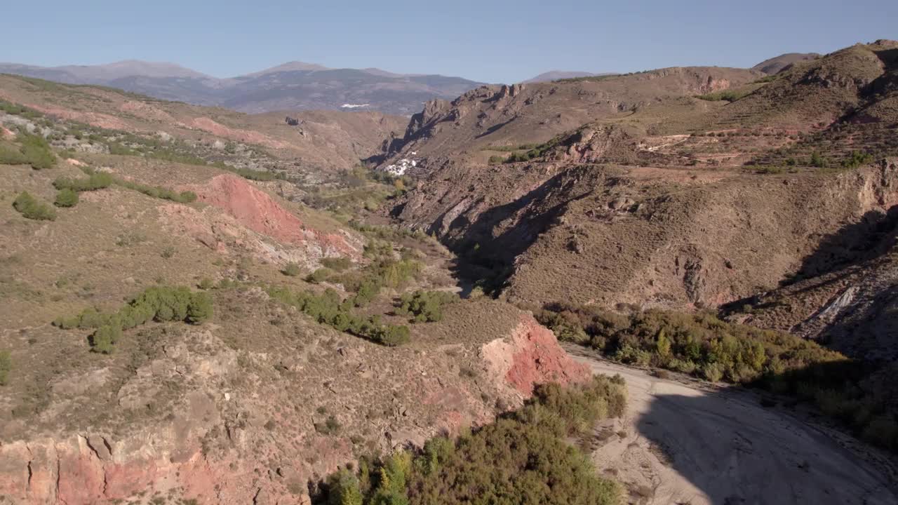 西班牙南部的多山地区视频素材