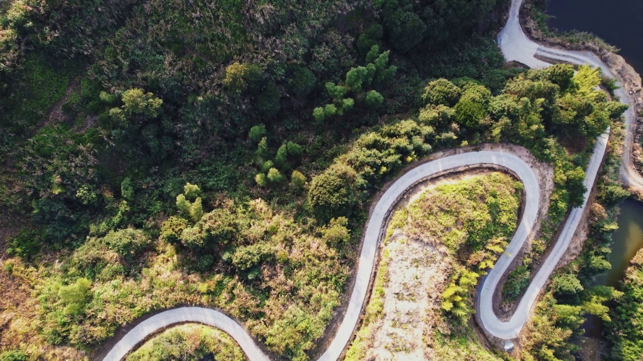 盘山高速公路视频素材