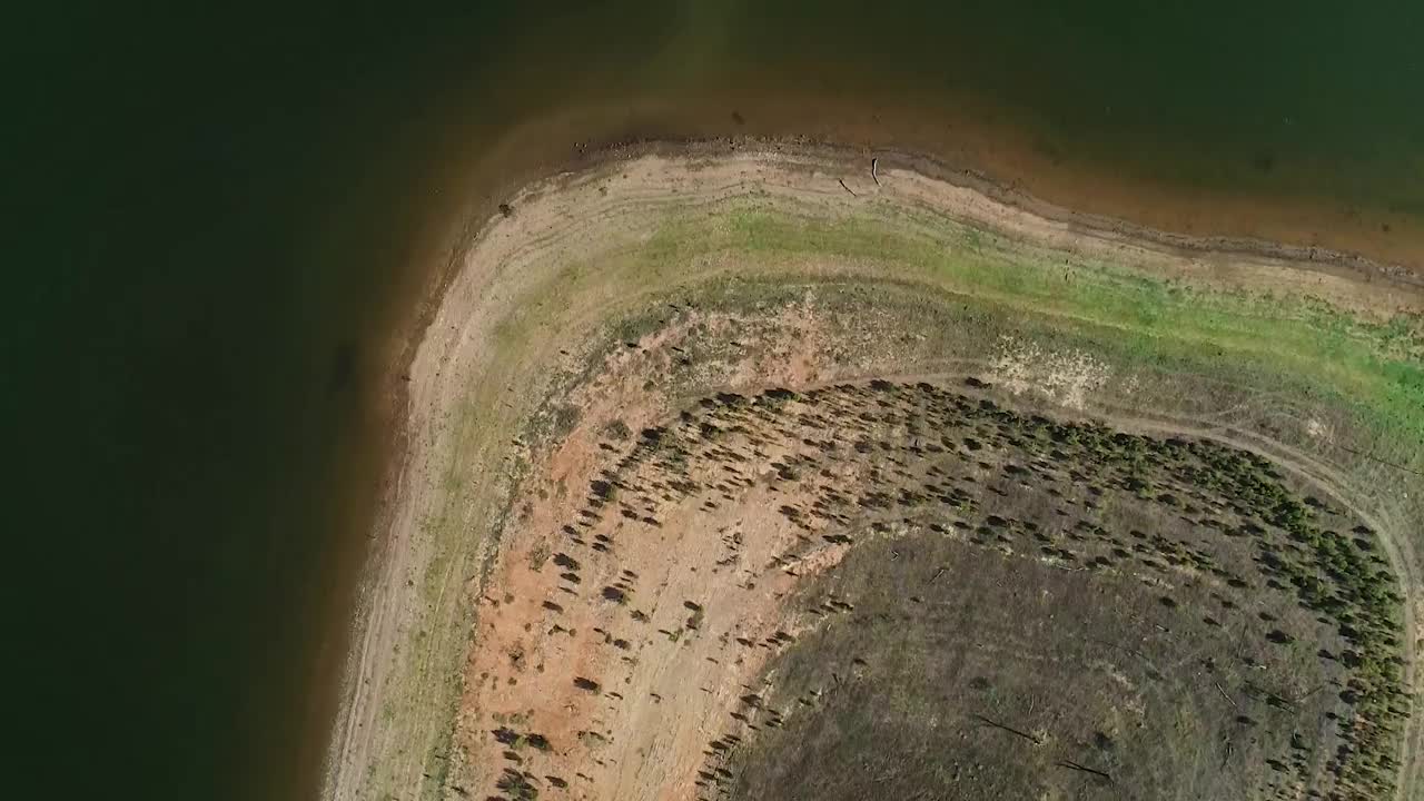 埃帕洛克湖鸟瞰图视频素材