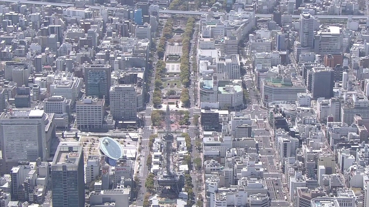 在名古屋，爱知县，日本视频素材